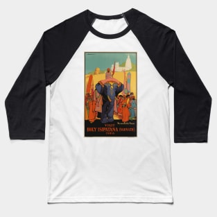 Visit Holy Isipatana, India - Vintage Travel Poster Baseball T-Shirt